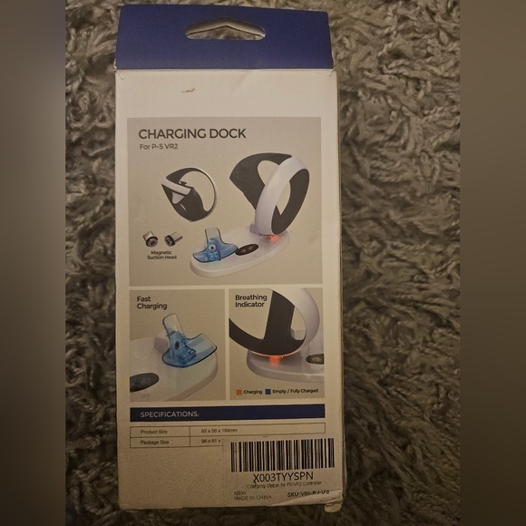Charging Dock For P-S VR2 Fast Charging, Breathing Indicator, Touch Switch NEW - Picture 4 of 4